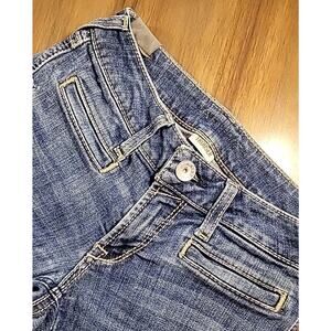 Ariat Lucy Wide Leg Jeans 25R Raw Hem Western Cottagecore